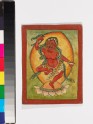 Miniature painting of a deity