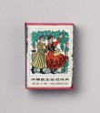 Matchbox depicting a figure from Xinjiang