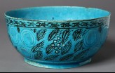 Bowl with leaf decoration