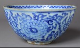 Bowl with peonies and scrolls