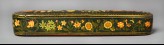 Qalamdan, or pen box, with floral decoration