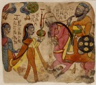 A Raja on horseback