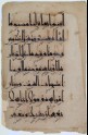 Page from a Qur’an in eastern kufic script and with Persian translation in naskhi script