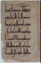 Page from a Qur’an in eastern kufic script and with Persian translation in naskhi script