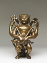 Figure of Narasimha eviscerating Hiranyakashipu (EA2013.92)