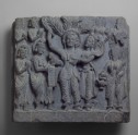 Relief depicting the birth of the Buddha