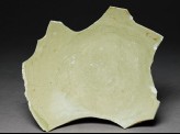 Greenware sherd with two phoenixes