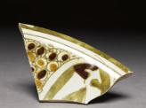 Fragment of polychrome lustreware