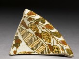 Fragment of polychrome lustreware