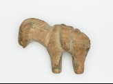 Figure of horse with saddle