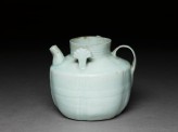 White ware ewer with lugs
