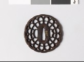 Tsuba in the form of a chrysanthemum (EAX.10040)