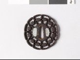 Tsuba with fundō weights and circles (EAX.10052)