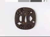 Tsuba with seven mon (EAX.10059)