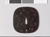 Tsuba with stars and signatures (EAX.10064)