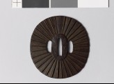 Tsuba with 32 radiating lines