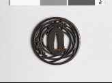 Tsuba with two blades of rice (EAX.10096)
