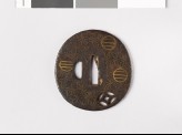 Tsuba with asanoha, or stylized hemp leaves (EAX.10136)