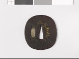 Tsuba with nine-pointed star