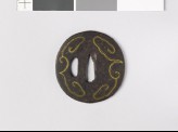Tsuba with cloud forms