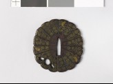 Tsuba with florets