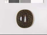 Tsuba with asanoha, or stylized hemp leaves (EAX.10154)