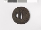 Round tsuba with swastikas (EAX.10157)