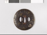 Tsuba with leaves and scrolling stems (EAX.10158)