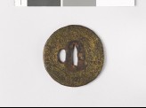 Tsuba incrusted with brass wire (EAX.10172)