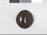 Tsuba with 'stick-lac' decoration