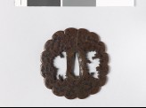Lobed tsuba with florets (EAX.10185)