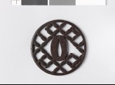 Round tsuba with shippō diaper of interlaced circles (EAX.10199)