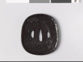 Tsuba with reed (EAX.10237)