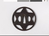Tsuba in the form of a six-pointed star (EAX.10245)