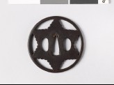 Tsuba in the form of a six-pointed star