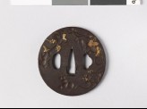 Tsuba with grape vine