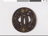 Tsuba with noshi, or auspicious abalone (EAX.10252)