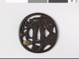 Tsuba with dragon and sacred pearl (EAX.10255)