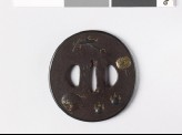 Tsuba with takaramono, or precious things