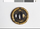 Tsuba with gourd vine and fruits (EAX.10294)