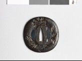 Tsuba with peonies (EAX.10302)