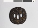 Tsuba with sago palms (EAX.10308)