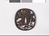 Tsuba with grape vine