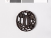 Tsuba with plum blossom