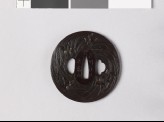 Tsuba with irises (EAX.10381)
