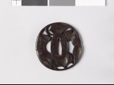 Tsuba with bean plant (EAX.10386)