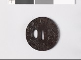 Tsuba with dragon amid clouds (EAX.10399)