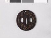 Tsuba with bamboo stems