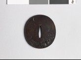 Tsuba with hares in a landscape (EAX.10407)