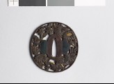 Tsuba with chrysanthemums (EAX.10420)